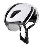 AeroX Bicycle Racing Helmet with Integrated Visor for Men-Women