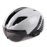 AeroX Bicycle Racing Helmet with Integrated Visor for Men-Women