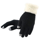 Knitted Women's Thermal Touch Screen Winter Gloves by Wolph