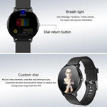 V+ Water-Resistant Smartwatch with Heart Rate Blood Pressure Monitor for Men-Women