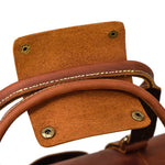 Otto Vintage-style Leather Weekender Duffel Bag by Wolph